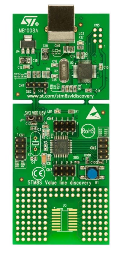 STMicroelectronics STM8SVLDISCOVERY STM8S Value Line Evaluation Board