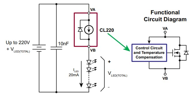 Microchip Technology CL220 LED-Treiber