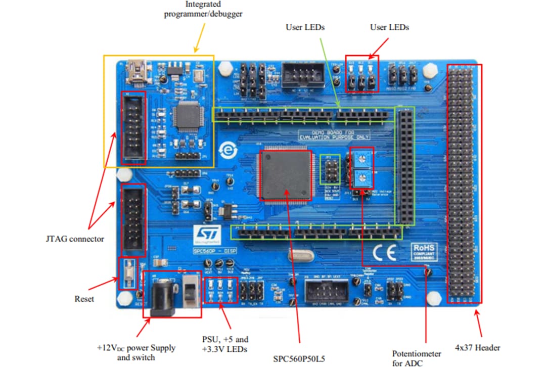 STMicroelectronics SPC560P-DISP Entdeckungs-Kit