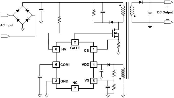 onsemi FL7733A LED-Treiber für primärseitige Regelung 