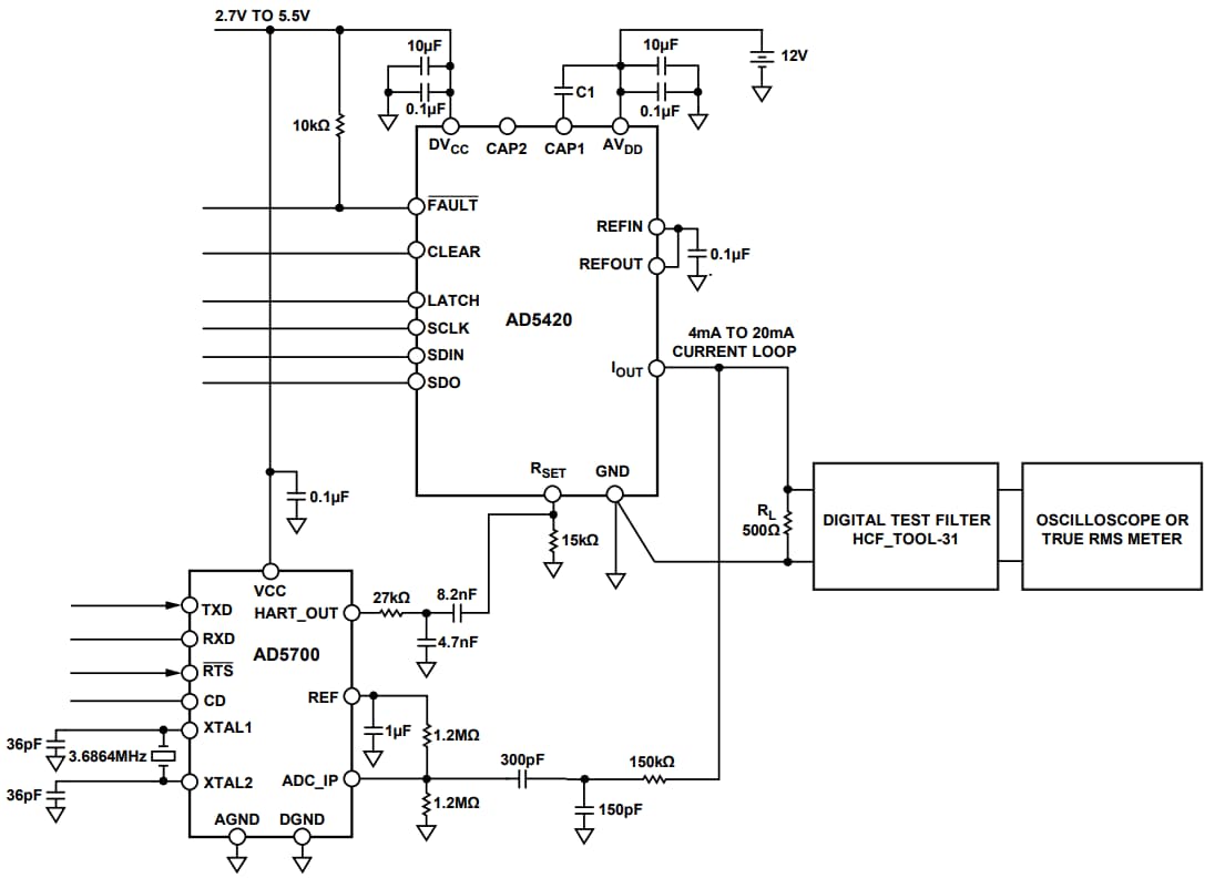 Analog Devices Inc. EVAL-CN0270-EB1Z Platine