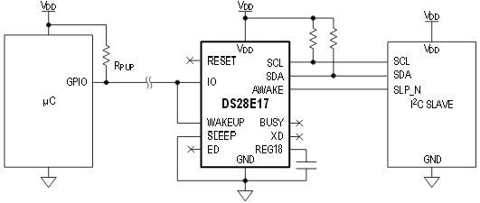 Analog Devices / Maxim Integrated DS28E17 1-Draht-I2C Master-Brücke