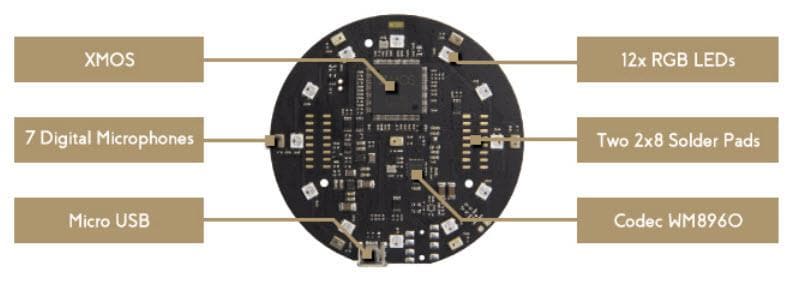 Seeed Studio ReSpeaker-Bauteile