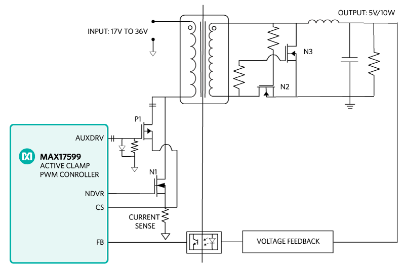 Analog Devices / Maxim Integrated MAXREFDES114 Stromversorgungs-Referenzdesigns