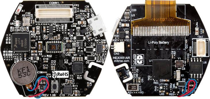 Mikroe Hexiwear Tragbares Development Kit