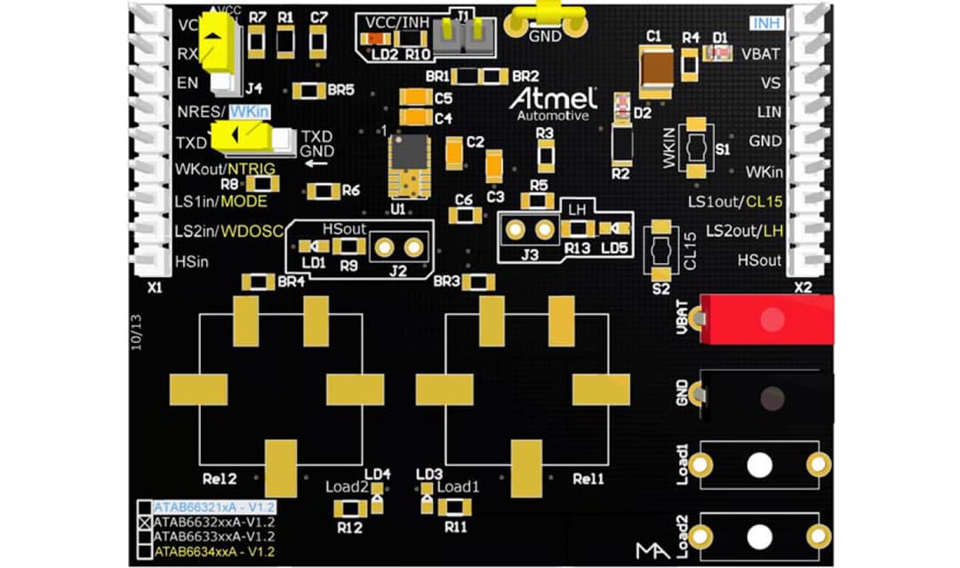 Microchip Technology ATAB663454A-V1.2 Schnittstellen-Development-Board