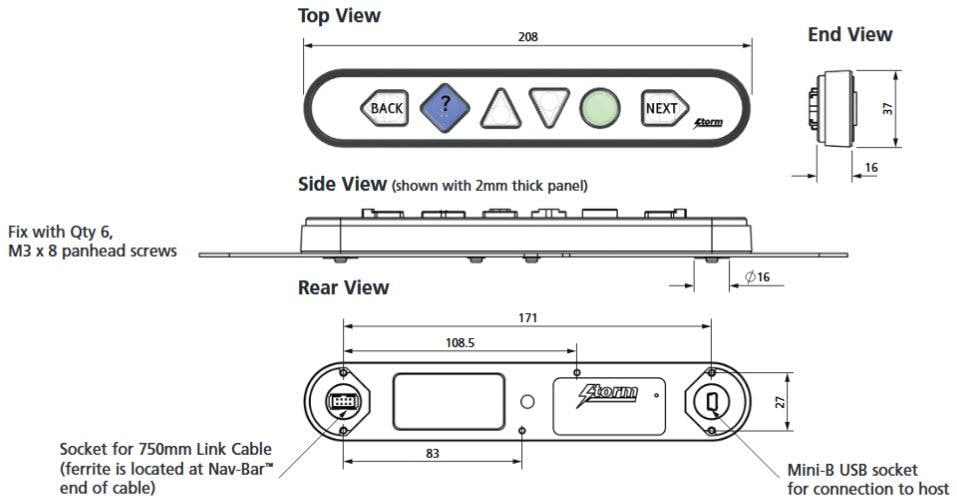 Storm Interface EZB2 ADA Compliant Nav-Bar™