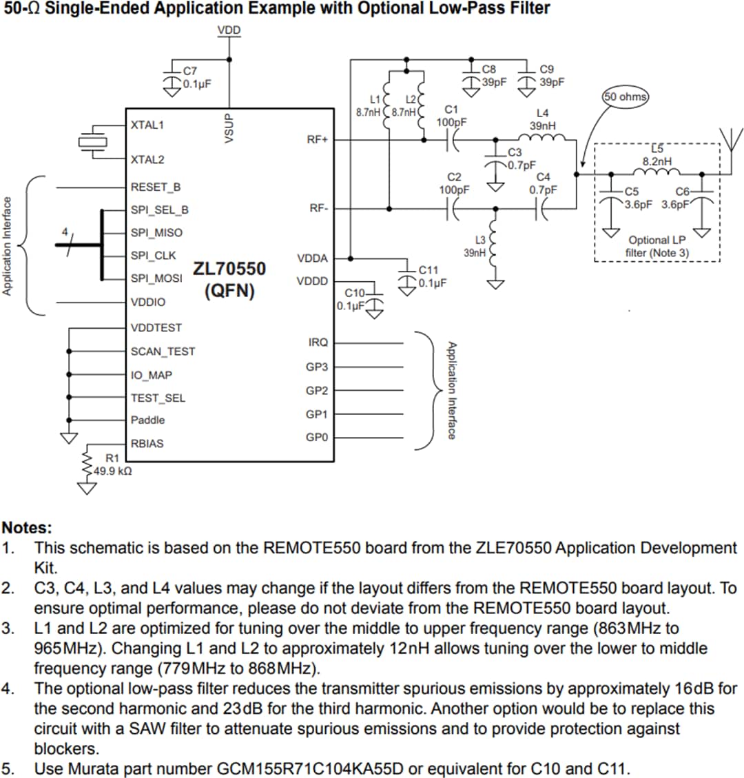 Microsemi / Microchip ZL70550 HF-Transceiver