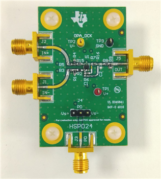 Texas Instruments OPA837DBVEVM Operationsverstärker-Evaluierungsmodul