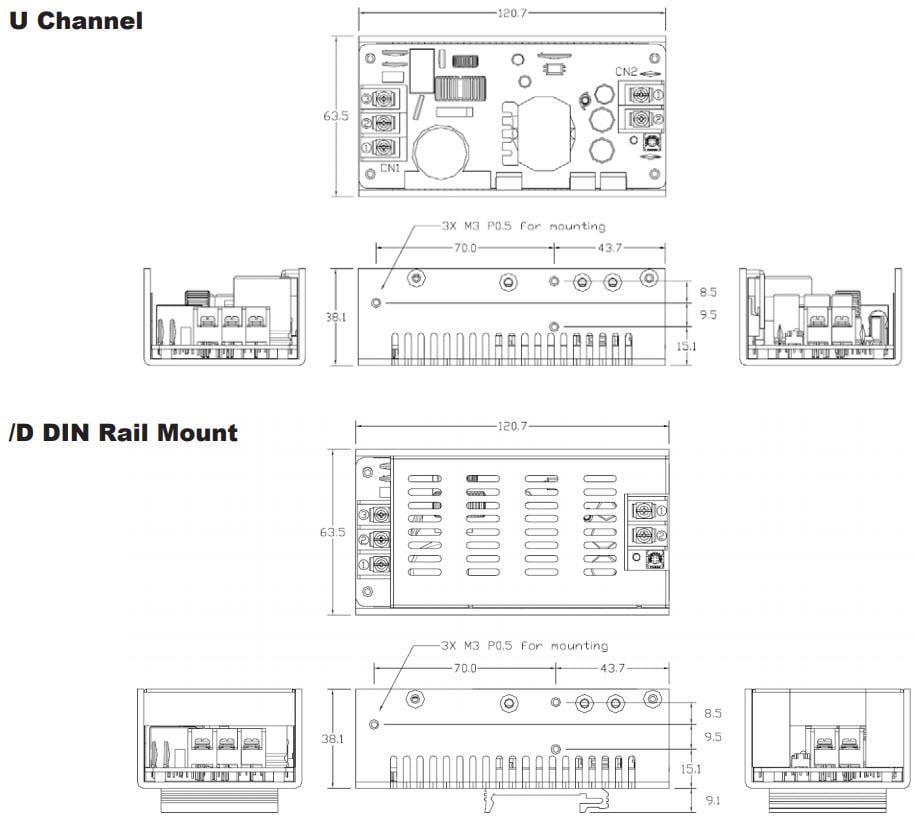 TDK-Lambda CSW65 AC-DC-Netzteile mit 40–65 W