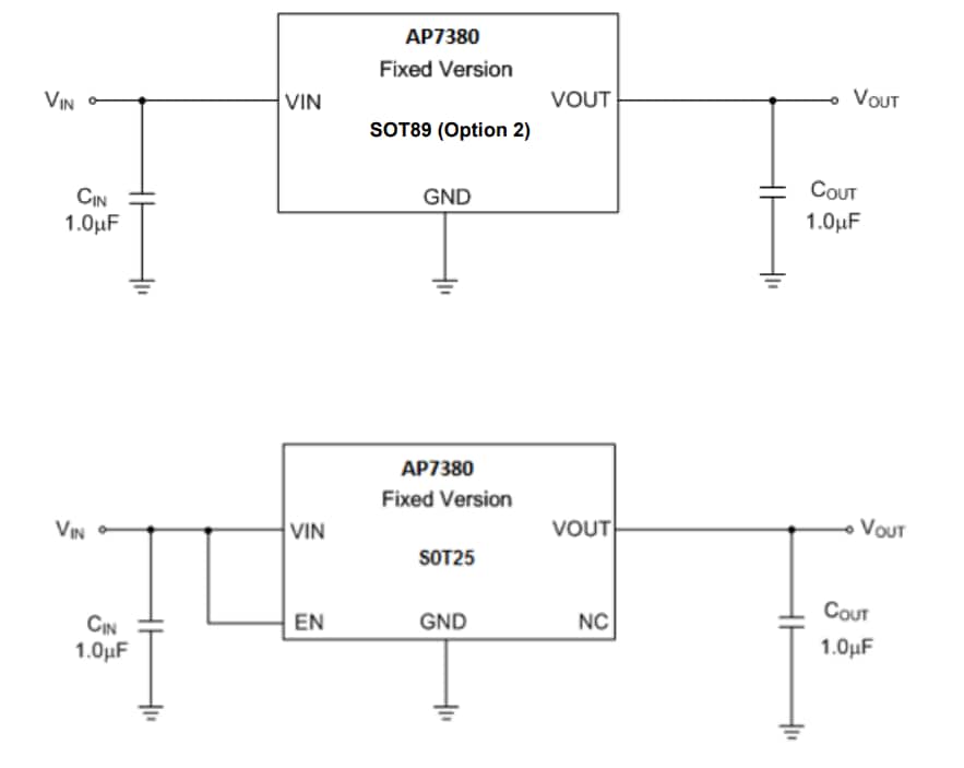 Diodes Incorporated AP7380 ULDO-Regler