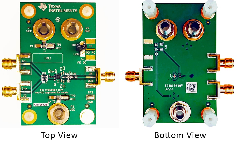 Schaltungsanordnung - Texas Instruments OPA858DSGEVM Evaluierungsmodul