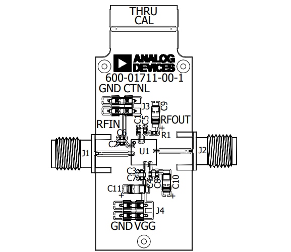 Analog Devices Inc. EV1HMC637BPM5 Evaluierungsboard