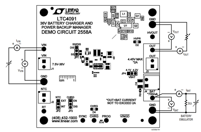 Analog Devices Inc. DC2558A Demonstrationsboard
