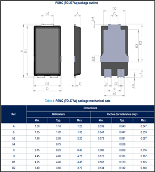 STMicroelectronics STPS6M100SF 100-V-Schottky-Leistungsgleichrichter