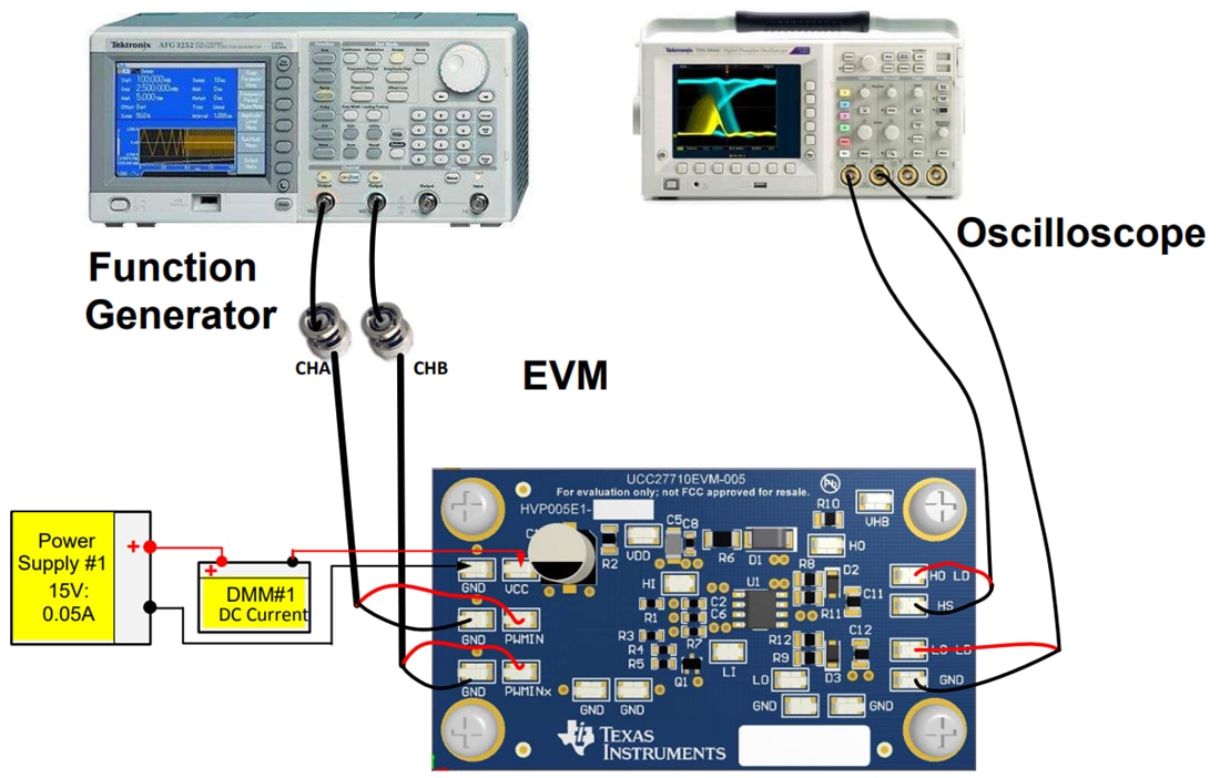 Technische Zeichnung - Texas Instruments UCC27710EVM-005 Treiber-Evaluationsmodul (EVM)