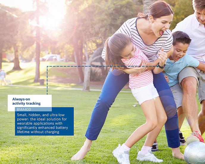 Bosch BMA400 3-Achsen-Beschleunigungsmesser