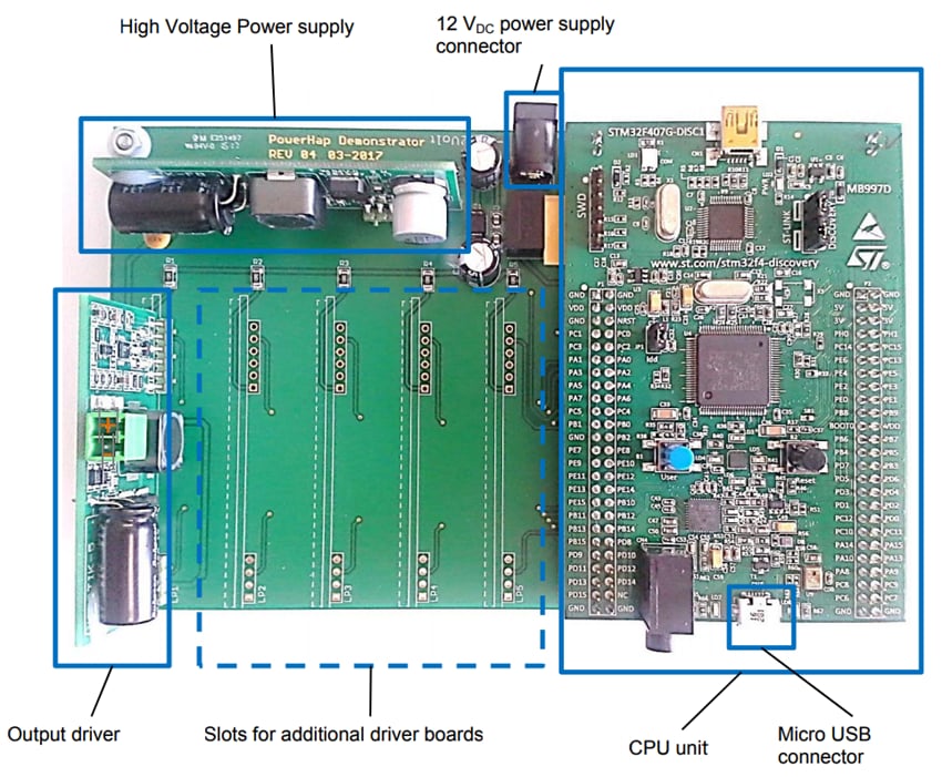 EPCOS / TDK PowerHap Piezo-Aktuator-Evaluierungskit