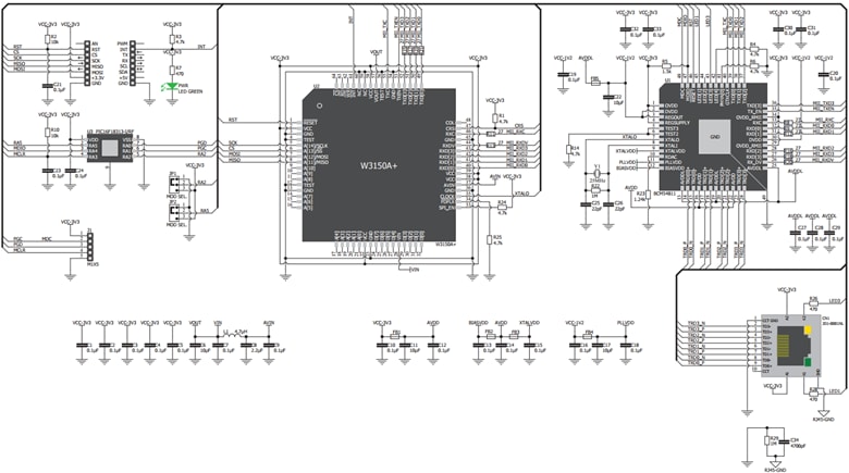 Schaltplan - Mikroe BroadR-Reach Click Board™