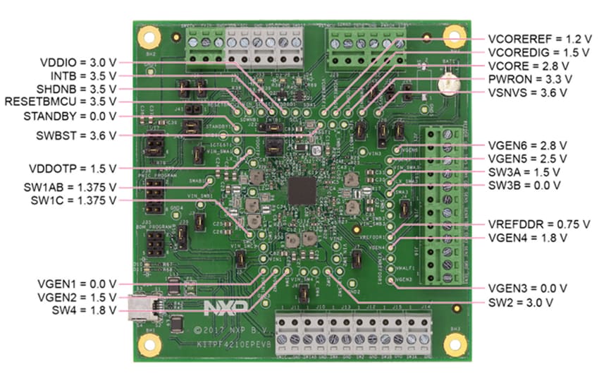 NXP Semiconductors KITPF4210EPEVB Evaluationsboard