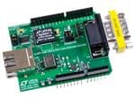 Analog Devices Inc. DC2617A isoSPI™-/isoCAN-Arduino Shield