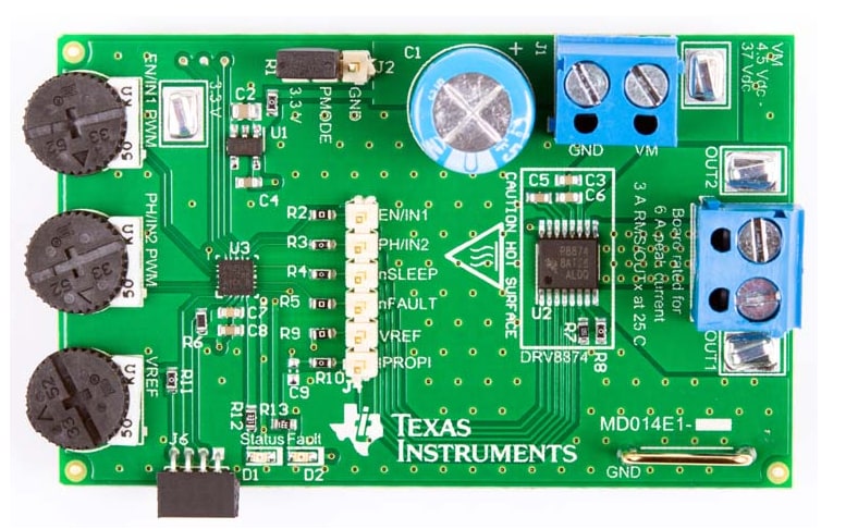 Texas Instruments DRV8874EVM/DRV8874-Q1EVM Evaluierungsmodule
