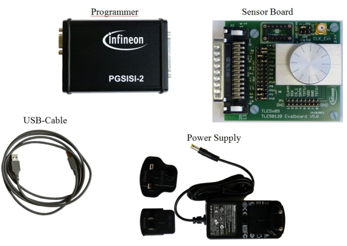 Infineon Technologies TLE5009EVALKITTO Evaluierungskit