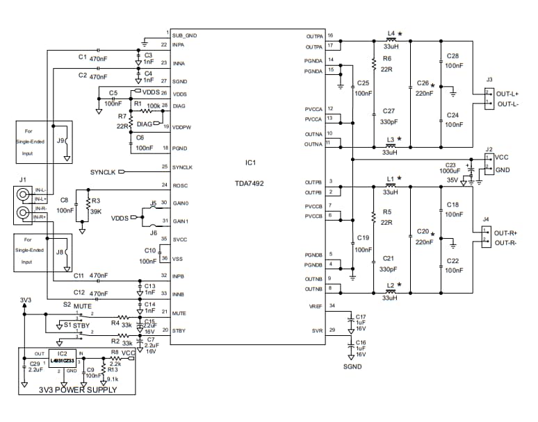 Schaltplan - STMicroelectronics STEVAL-CCA027V1 Demonstrationsboard