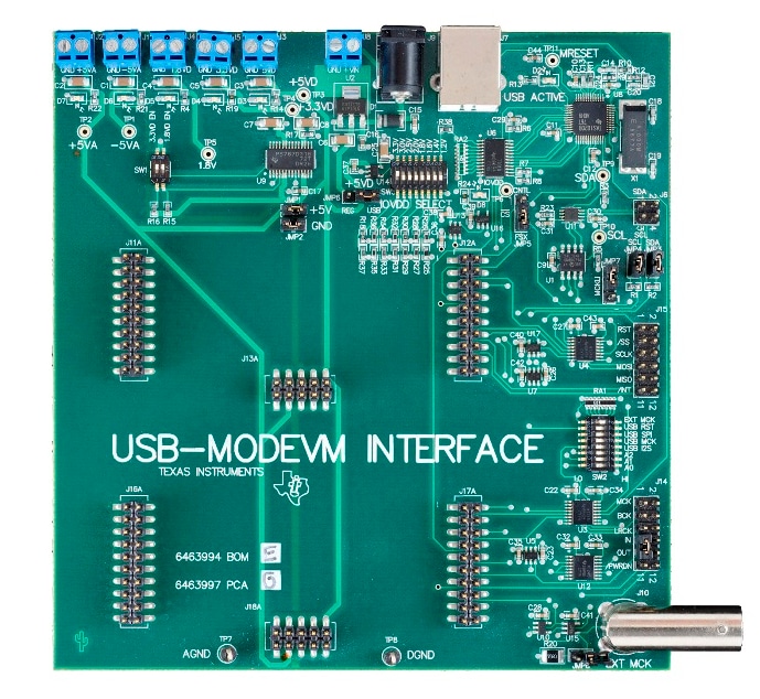 Texas Instruments TLV320AIC34EVM-K Evaluierungsmodul und USB-Motherboard