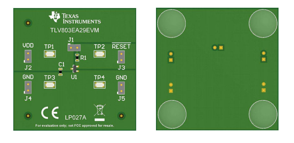 Schaltungsanordnung - Texas Instruments TLV803EA29EVM Evaluierungsmodul