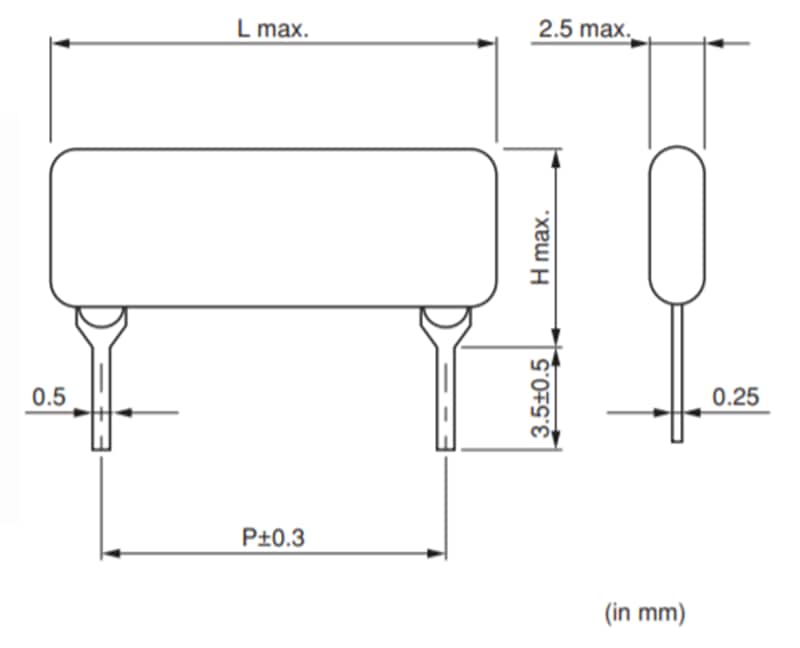 Blockdiagramm - Murata Power Solutions MHR_SA Hochspannungswiderstände