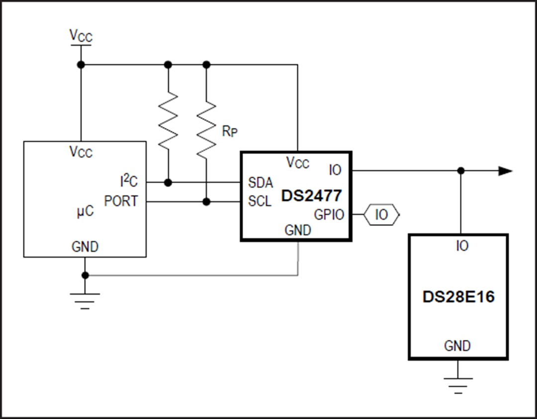 Analog Devices / Maxim Integrated DS28E16 1-Wire-Secure-Authentifikator
