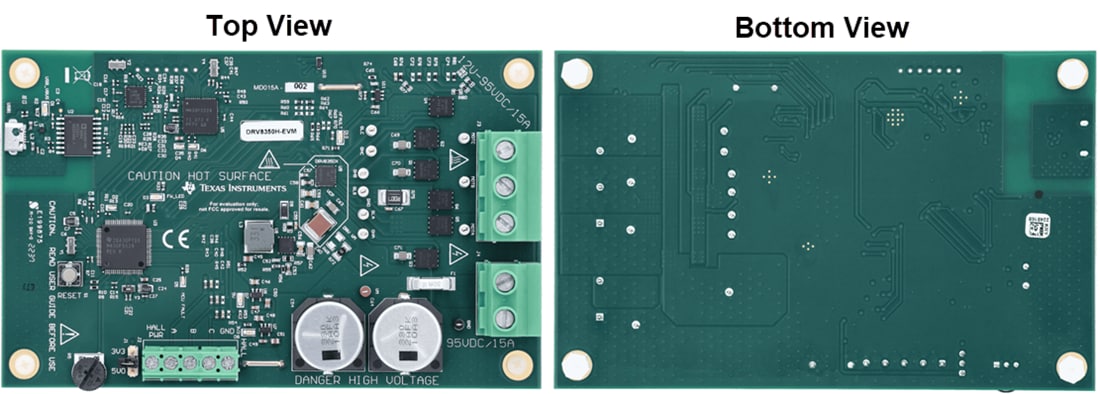 Technische Zeichnung - Texas Instruments DRV8350x-EVM Treiber-Evaluierungsmodul (EVM)