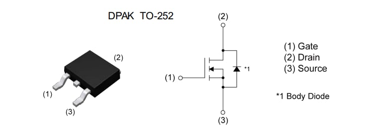Applikations-Schaltungsdiagramm - ROHM Semiconductor RD3S100AAFRA n-Kanal- Leistungs-MOSFET mit 190 V und 10 A