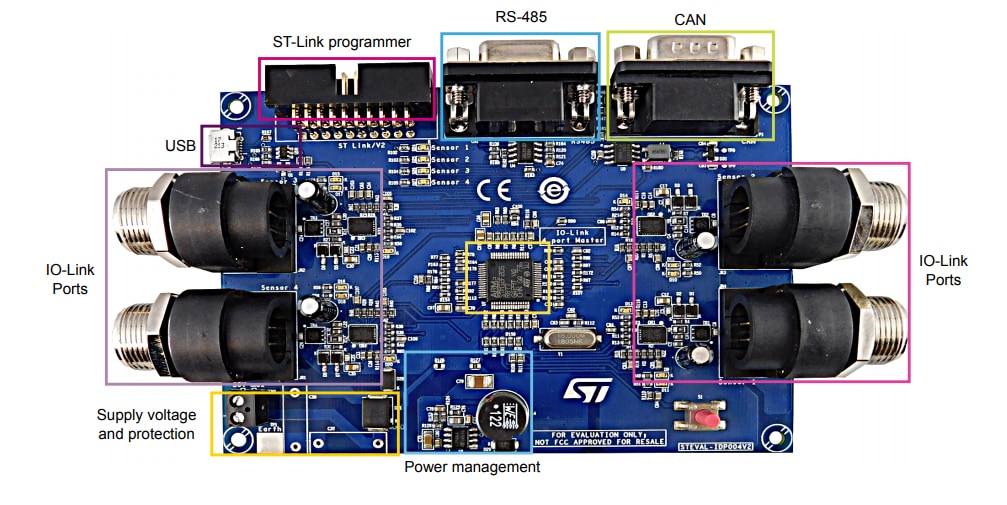 STMicroelectronics STEVAL-IDP004V2 Evaluierungsboard