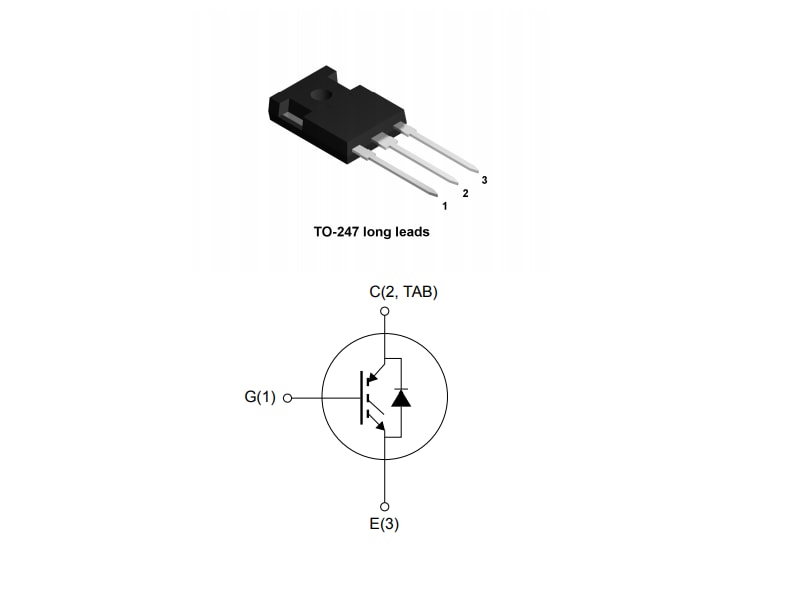 Applikations-Schaltungsdiagramm - STMicroelectronics STGWA100H65DFB2 HB2-IGBT
