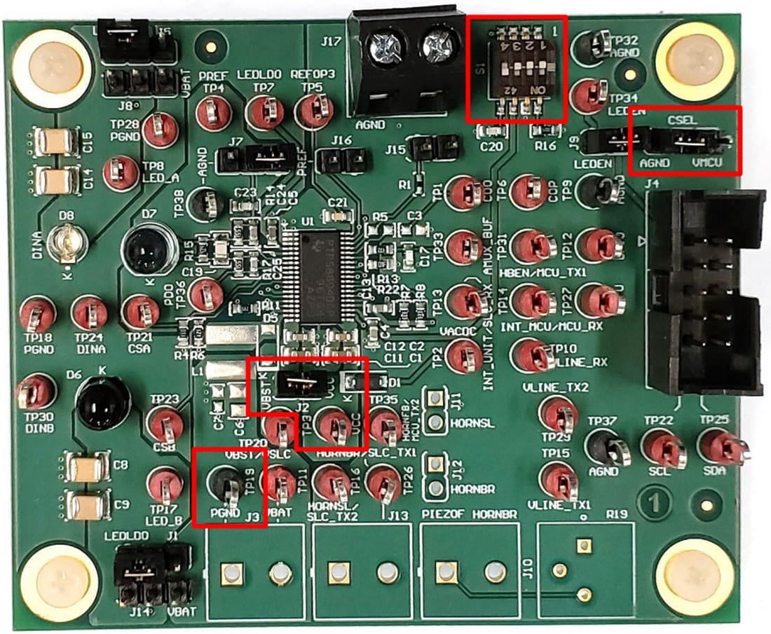 Tabelle - Texas Instruments TPS8804EVM AFE-Evaluierungsmodul (EVM)