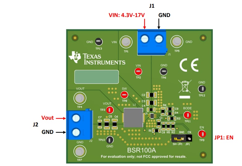 Schaltungsanordnung - Texas Instruments TPS563202EVM Evaluierungsmodul