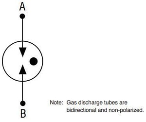Applikations-Schaltungsdiagramm - Bourns GDT25 Gasentladungsröhren-Ableiter mit 2 Elektroden
