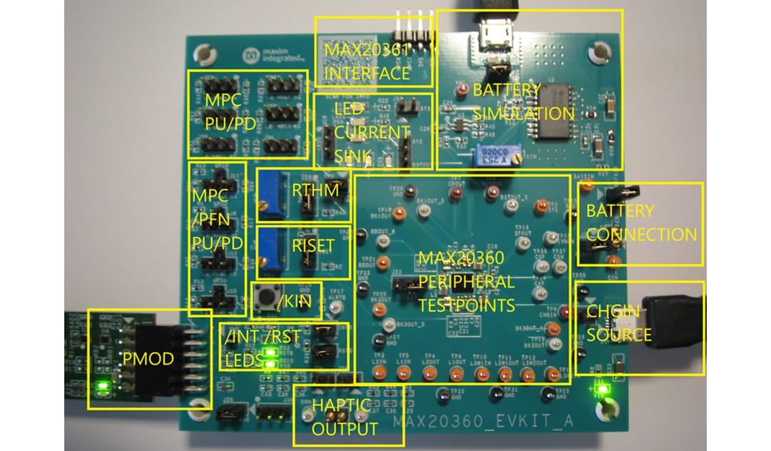 Analog Devices Inc. MAX20360 Evaluierungskit (MAX20360EVKIT)