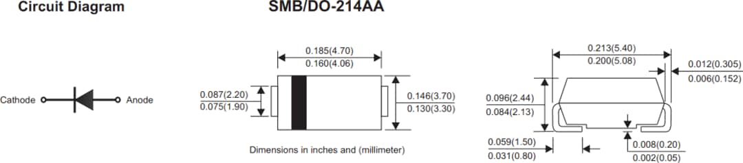 Comchip Technology ES2xB-HF Superfast Recovery Rectifiers