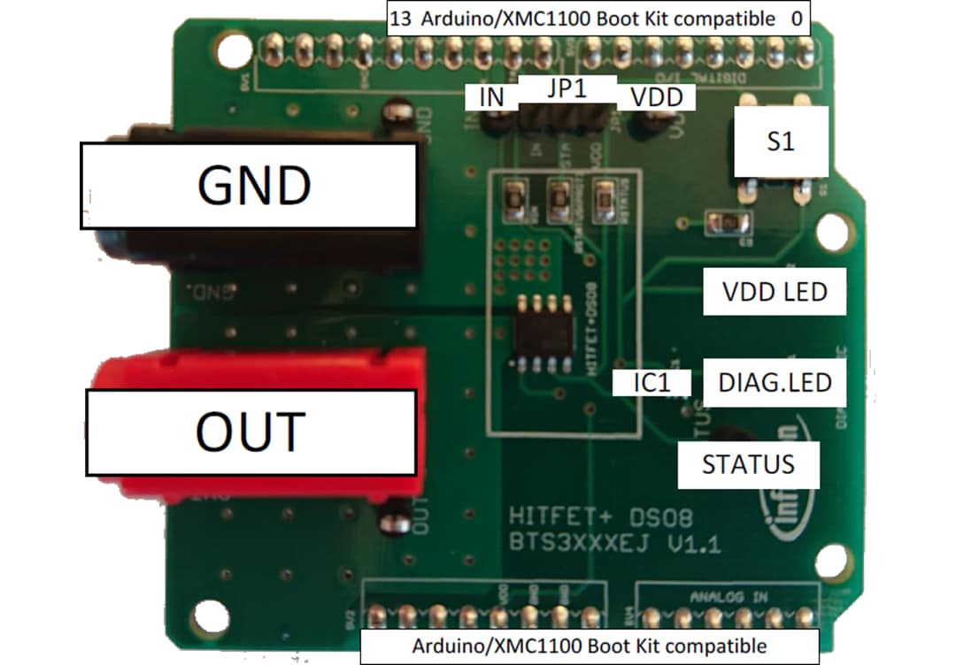 Infineon Technologies BTS3011TE Demonstrationsboard