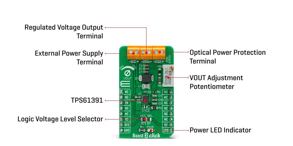 Block Diagram - Mikroe Boost 3 Click