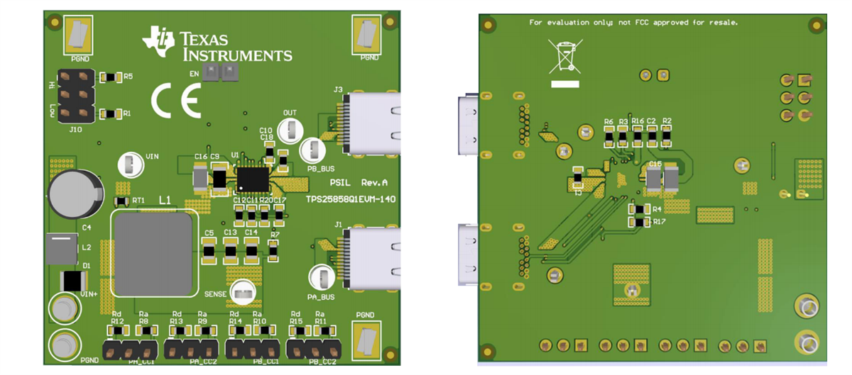 Texas Instruments TPS25858Q1EVM-140 Evaluierungsmodul