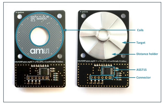 ams OSRAM AS5715 Referenzboard