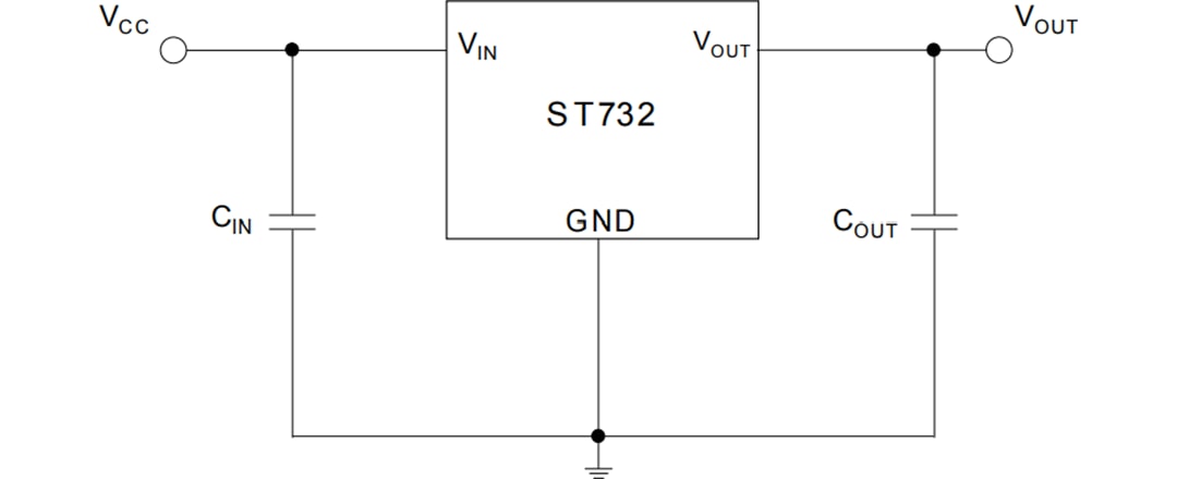 STMicroelectronics ST732 28-V-Low-Dropout-Regler