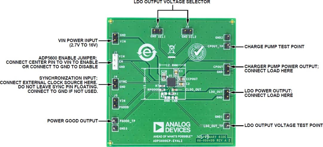 Analog Devices Inc. ADP5600CP-EVALZ Evaluierungsboard