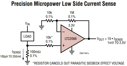 Applikations-Schaltungsdiagramm - Analog Devices Inc. LTC2068x Operationsverstärker
