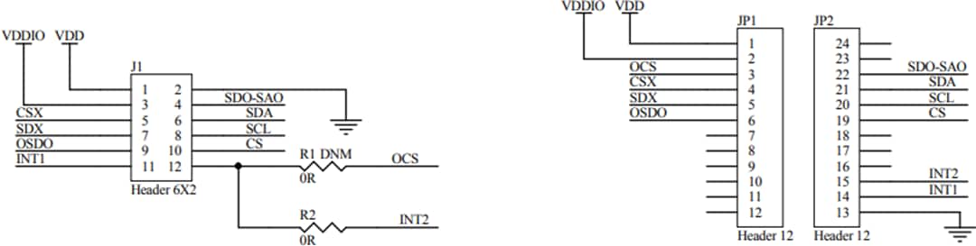 Schaltplan - STMicroelectronics STEVAL-MKI208V1K iNEMO-Trägheitsmodul-Kit