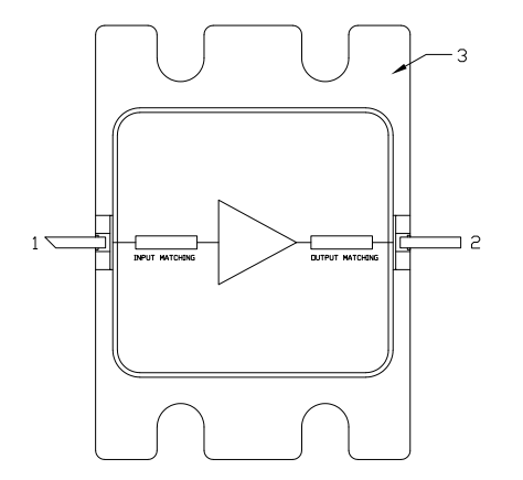 Schaltplan - MACOM CGHV38375F 400-W-IM-GaN-on-SiC-Transistor